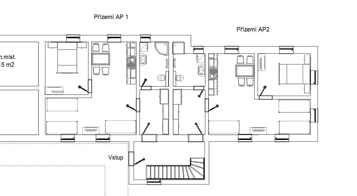 Apartmany Filipov เชสกา คาเมนิเซอ ภายนอก รูปภาพ